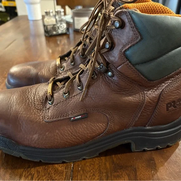 Timberland Pro 6 Men's Leather Lace-Up Work Boots Alloy Toe Water Resistant - Picture 9 of 9